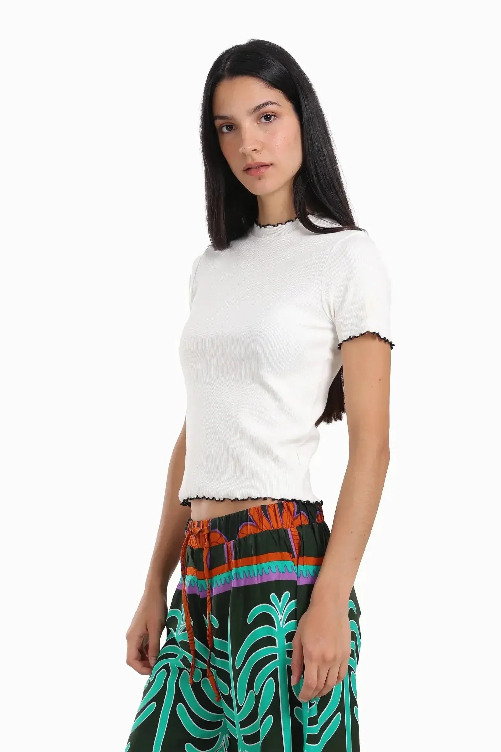 Carina - Top with Colored Edges 19