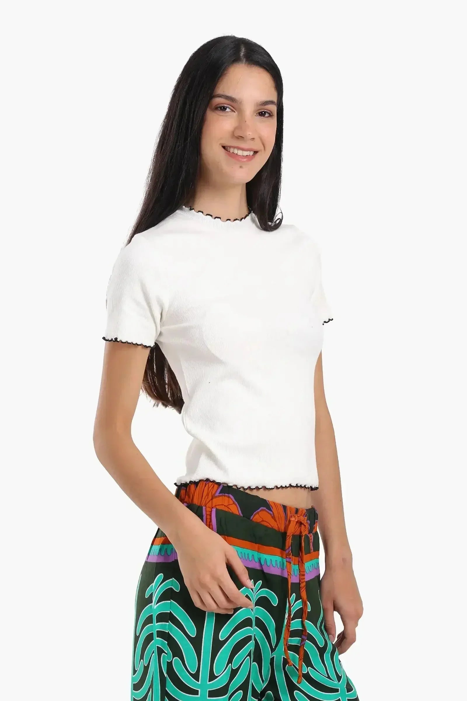 Carina - Top with Colored Edges 2