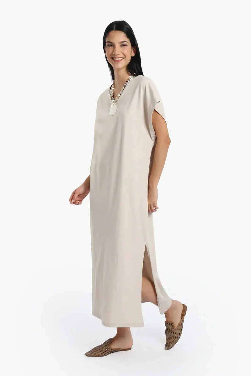 Carina - Lounge Dress with Side Slits 6