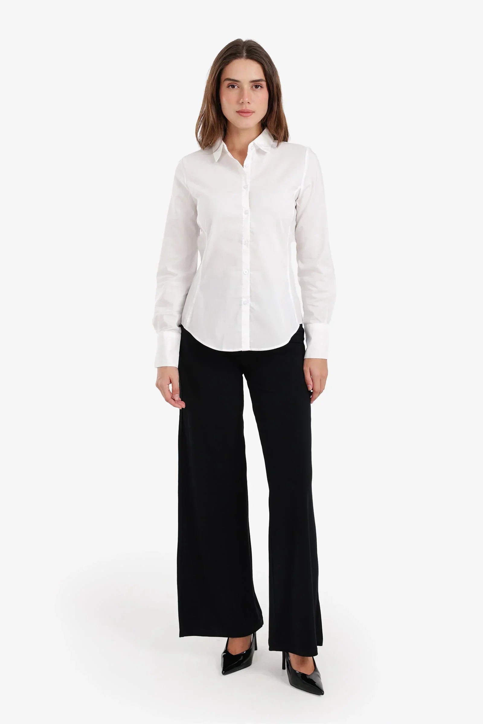 Carina - Double Collar Cotton Shirt 5