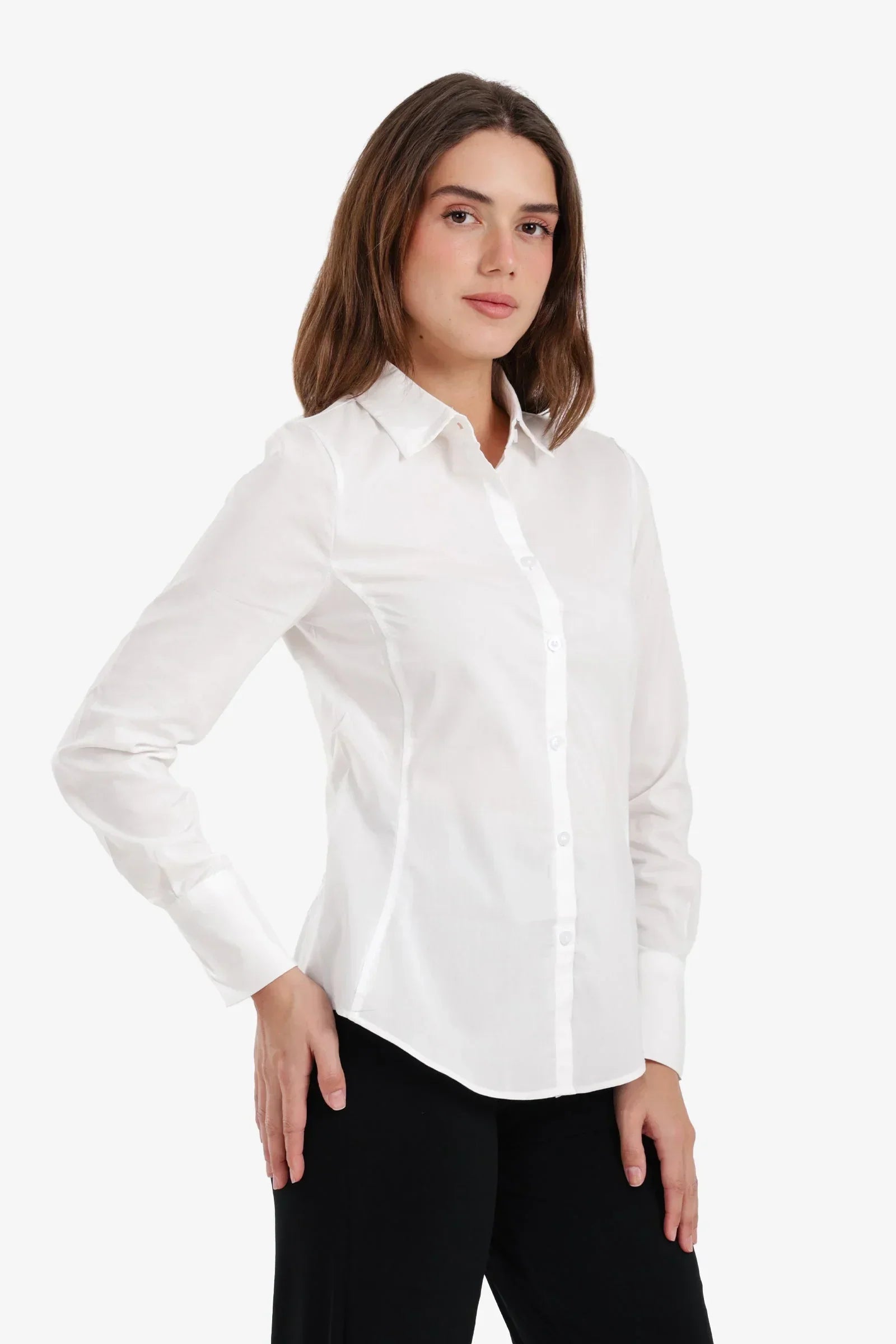 Carina - Double Collar Cotton Shirt 6