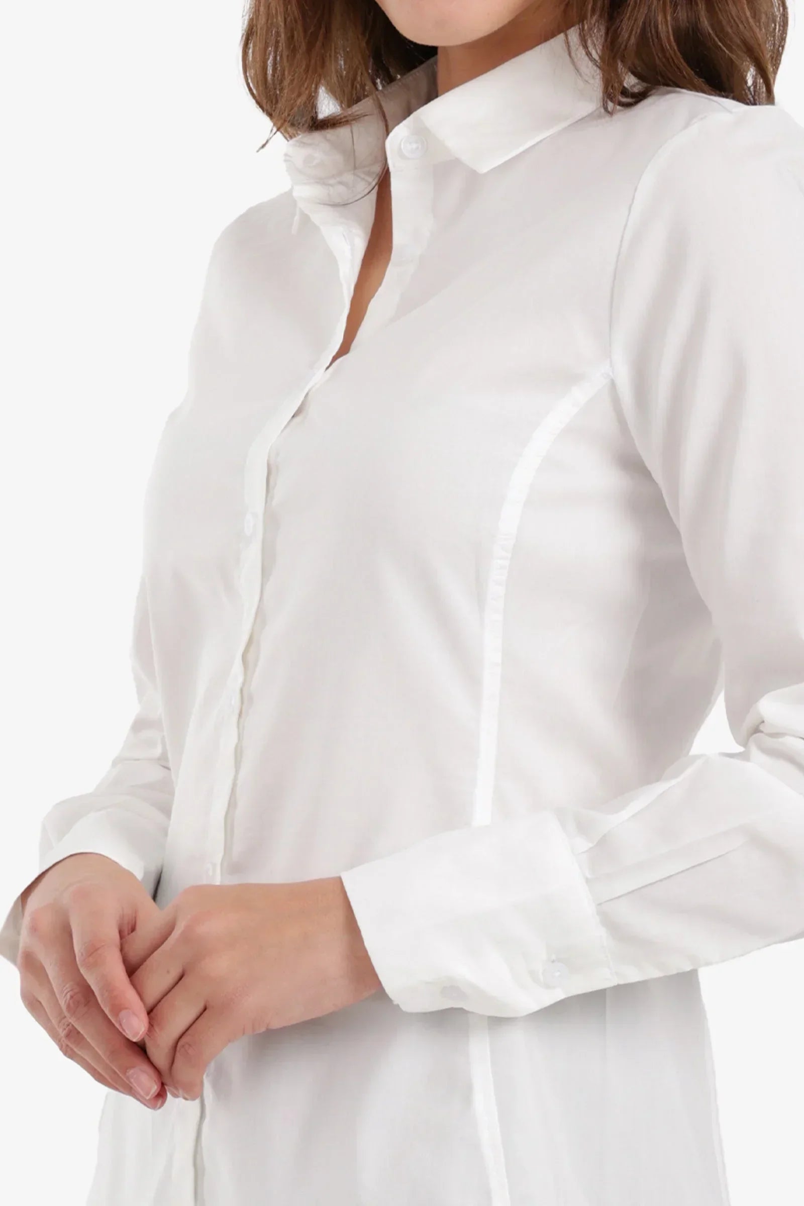 Carina - Double Collar Cotton Shirt 4