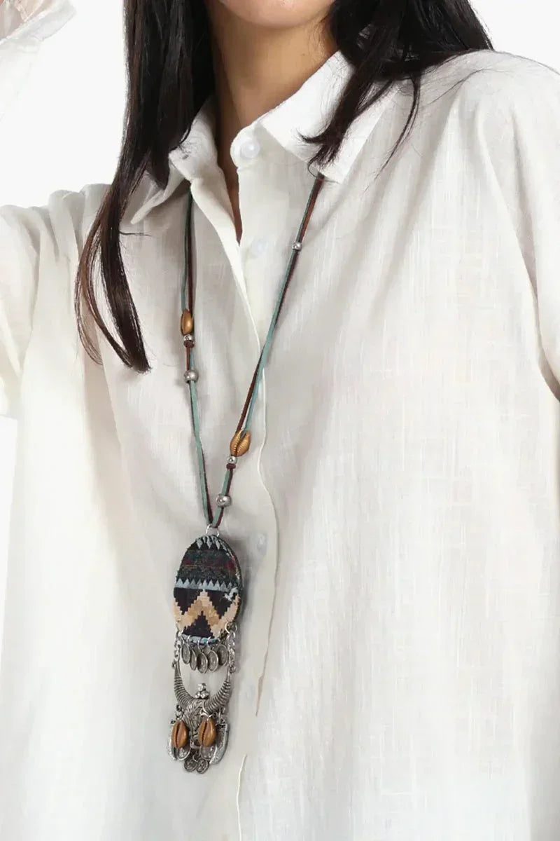 Carina - Linen Dropped Shoulder Shirt 16