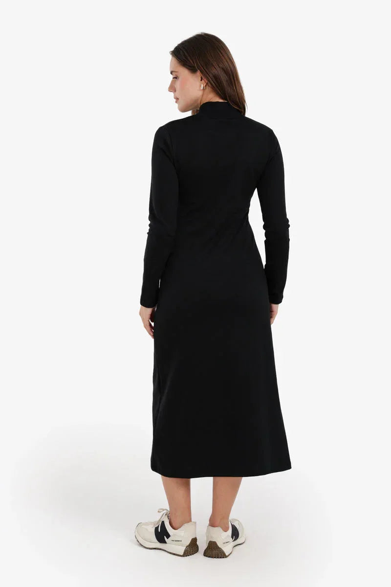 Carina - Mock Neck Midi Dress 4