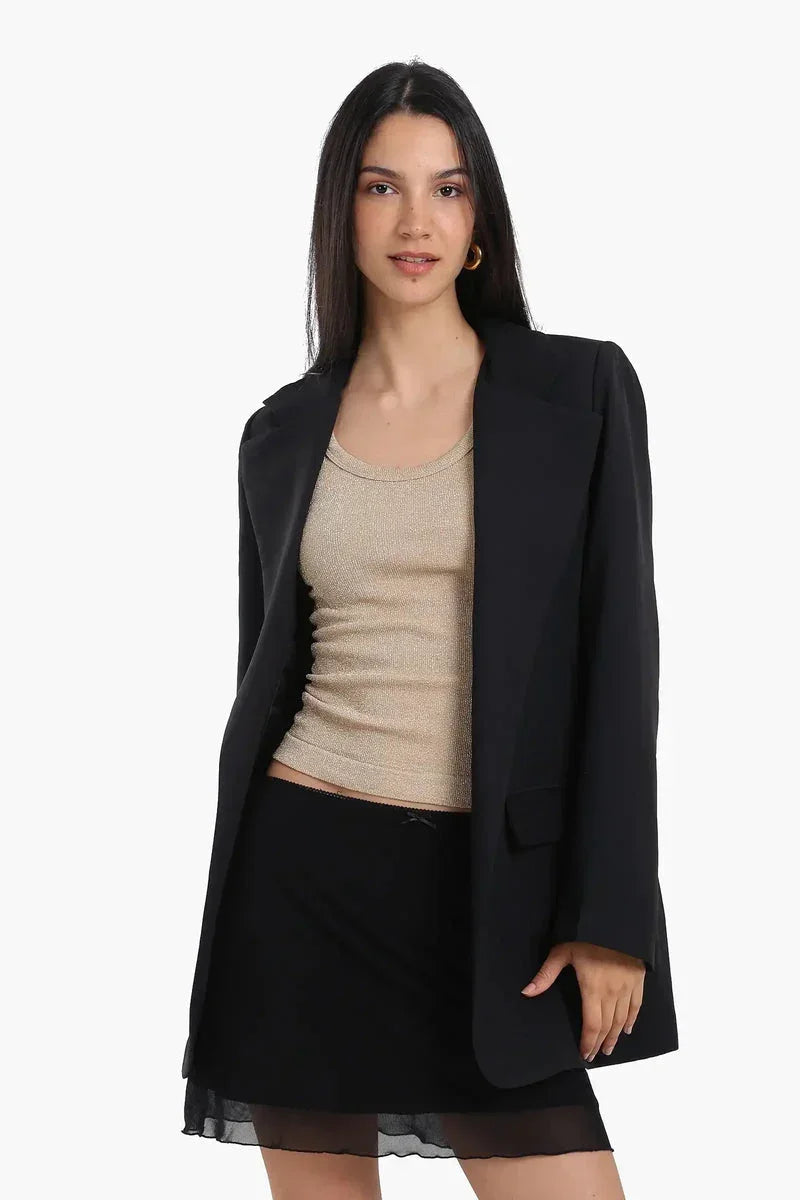 Stylish Black Blazer - Carina 3