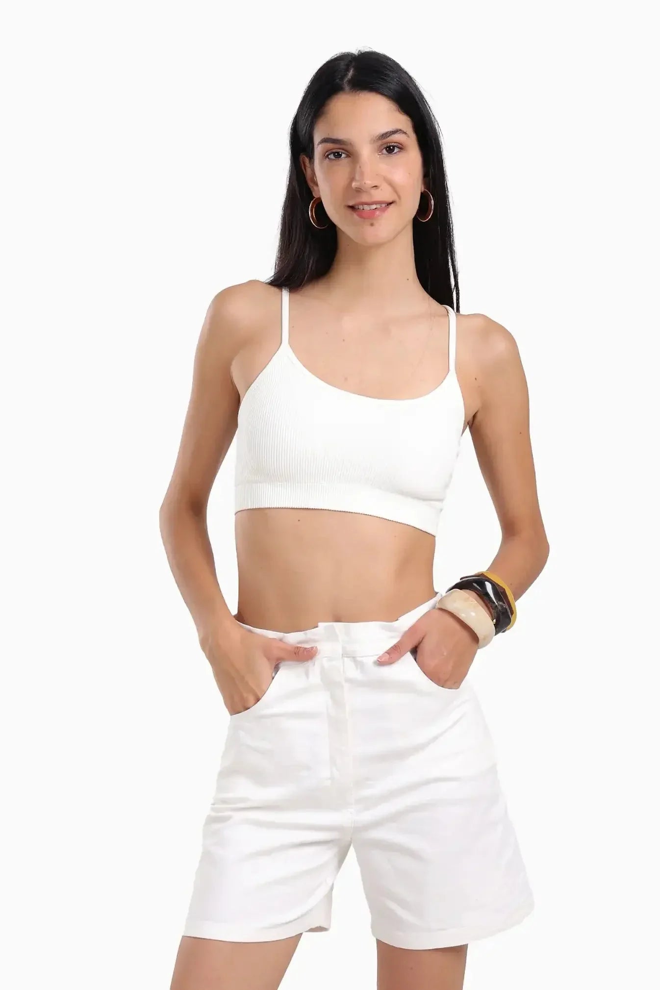 Carina - Plunge Round Neck Soft Bra 1