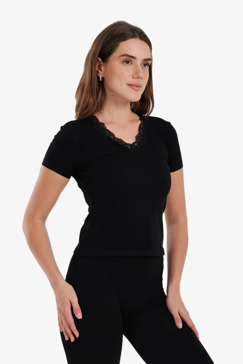 Carina - Lace-Trimmed Top 2