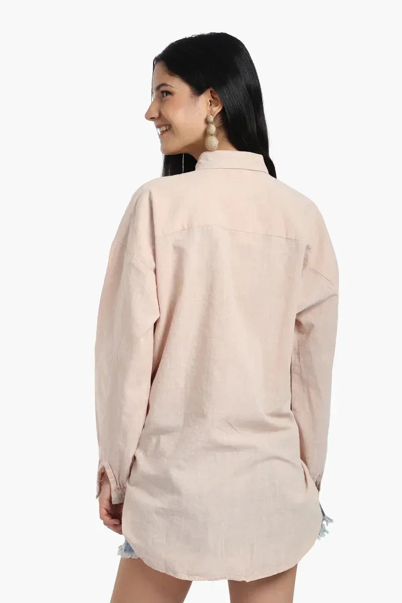 Carina - Linen Dropped Shoulder Shirt 15
