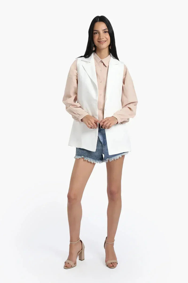 Notch Collar Vest - Carina 8