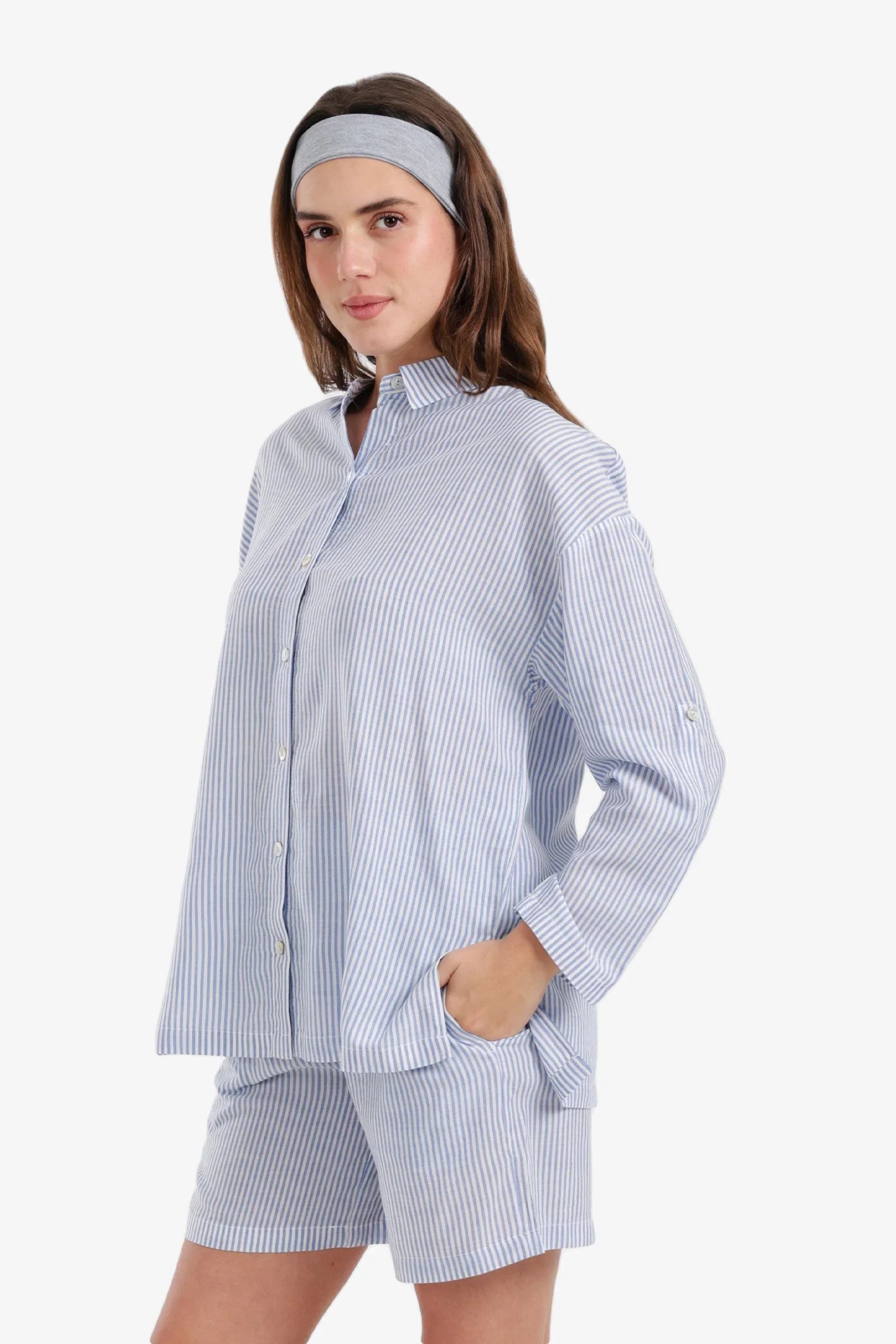 Carina - Striped Pyjama Set 2