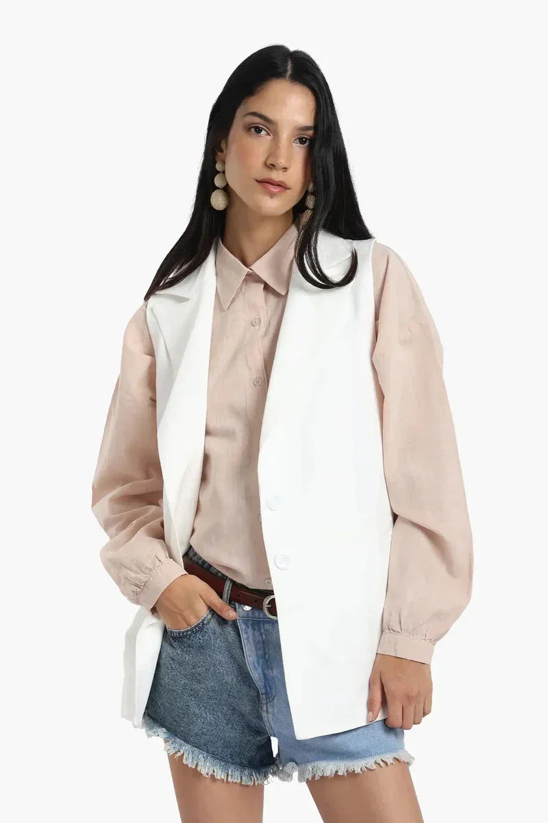 Notch Collar Vest - Carina 10