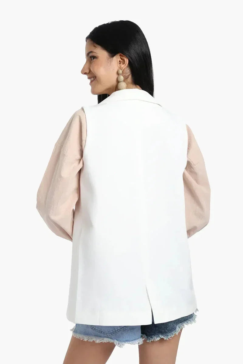 Notch Collar Vest - Carina 6