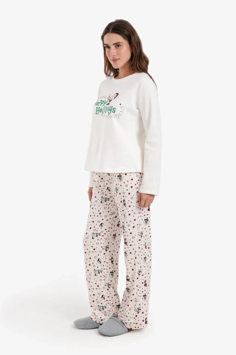 Carina - Crew Neck Festive Pyjama Set 3