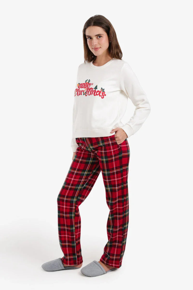 Carina - Christmas Plaid Pyjama Set 3