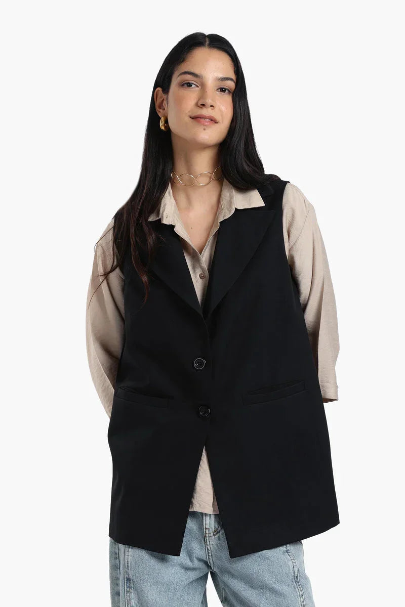 Notch Collar Vest - Carina 3