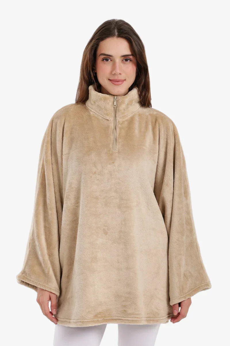 Carina - Velvet Poncho Wearable Blanket 16