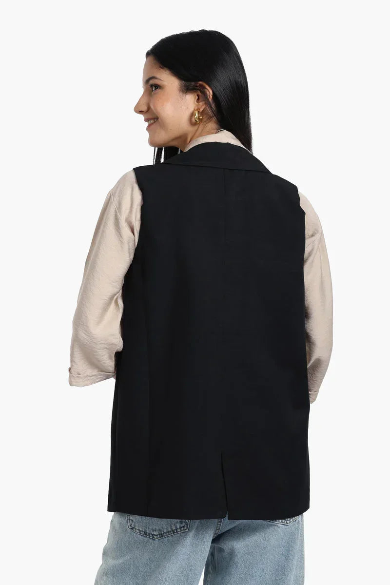 Notch Collar Vest - Carina 5