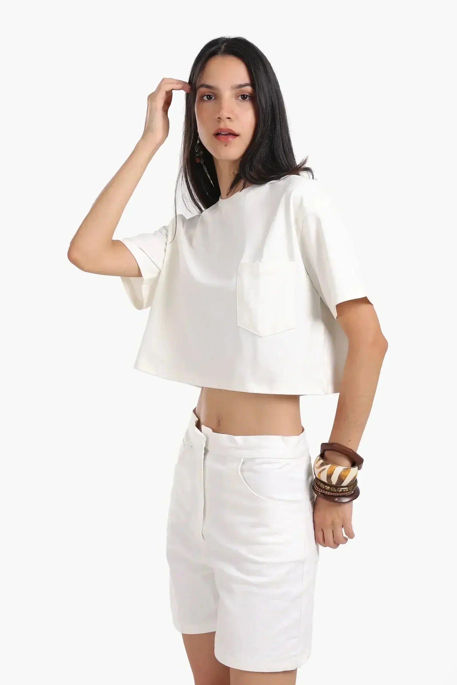 Carina - Relaxed Fit Cropped T-Shirt 5