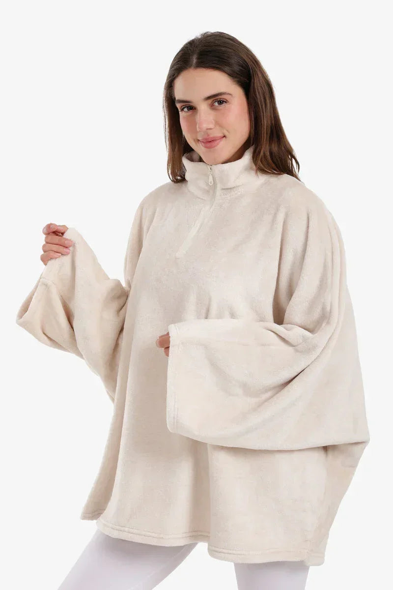 Carina - Velvet Poncho Wearable Blanket 8