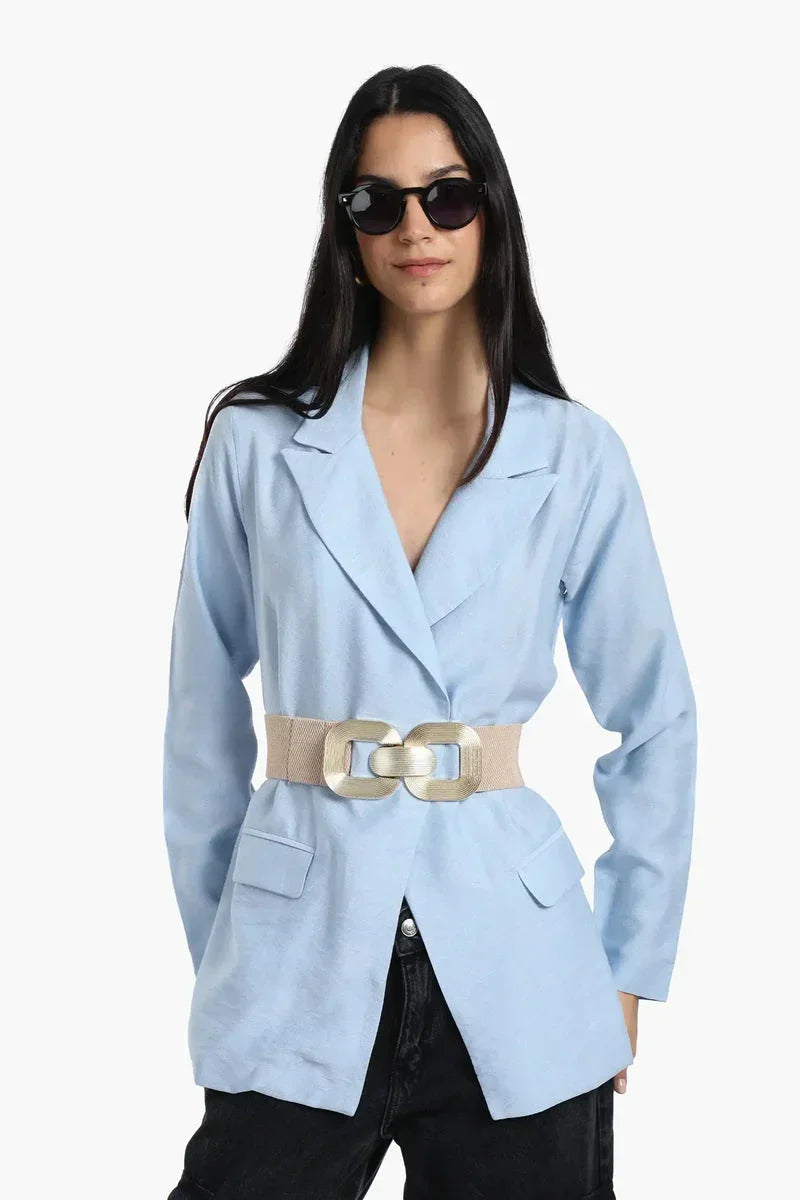 Chic Notch Collar Blazer - Carina 2