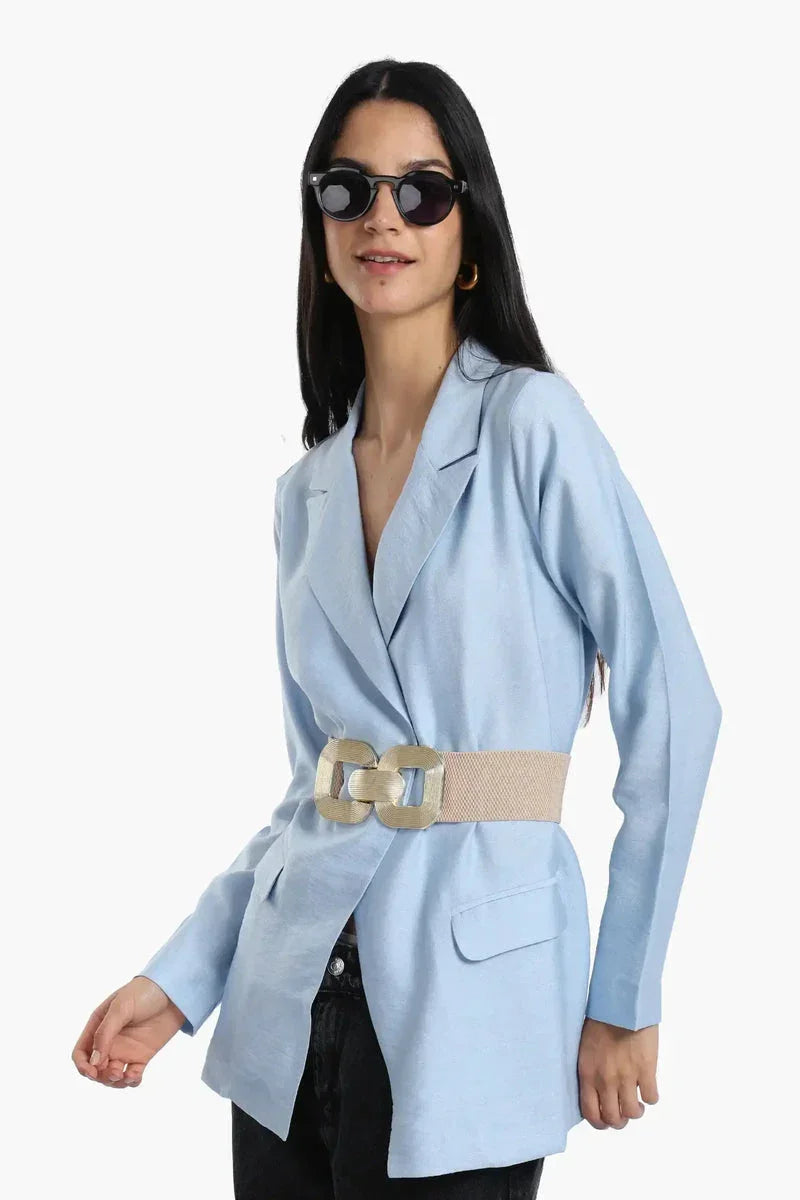 Chic Notch Collar Blazer - Carina 1