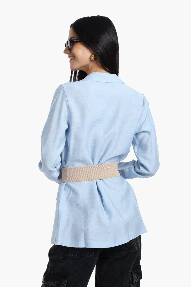 Chic Notch Collar Blazer - Carina 3