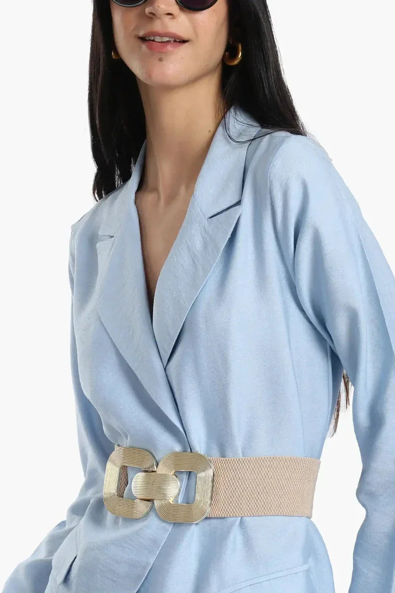 Chic Notch Collar Blazer - Carina 4