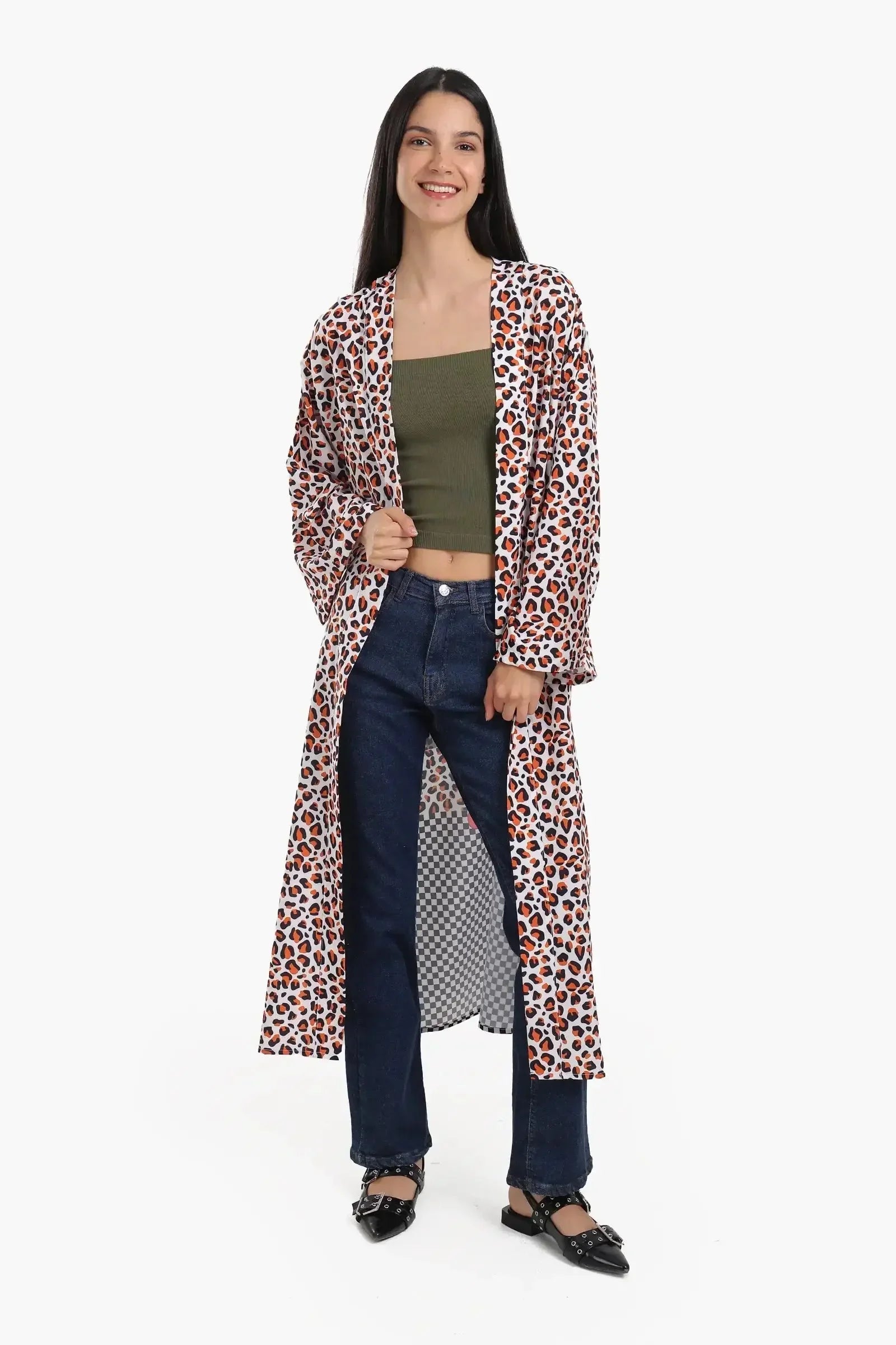 Carina - Artistic Multi Pattern Kimono 1