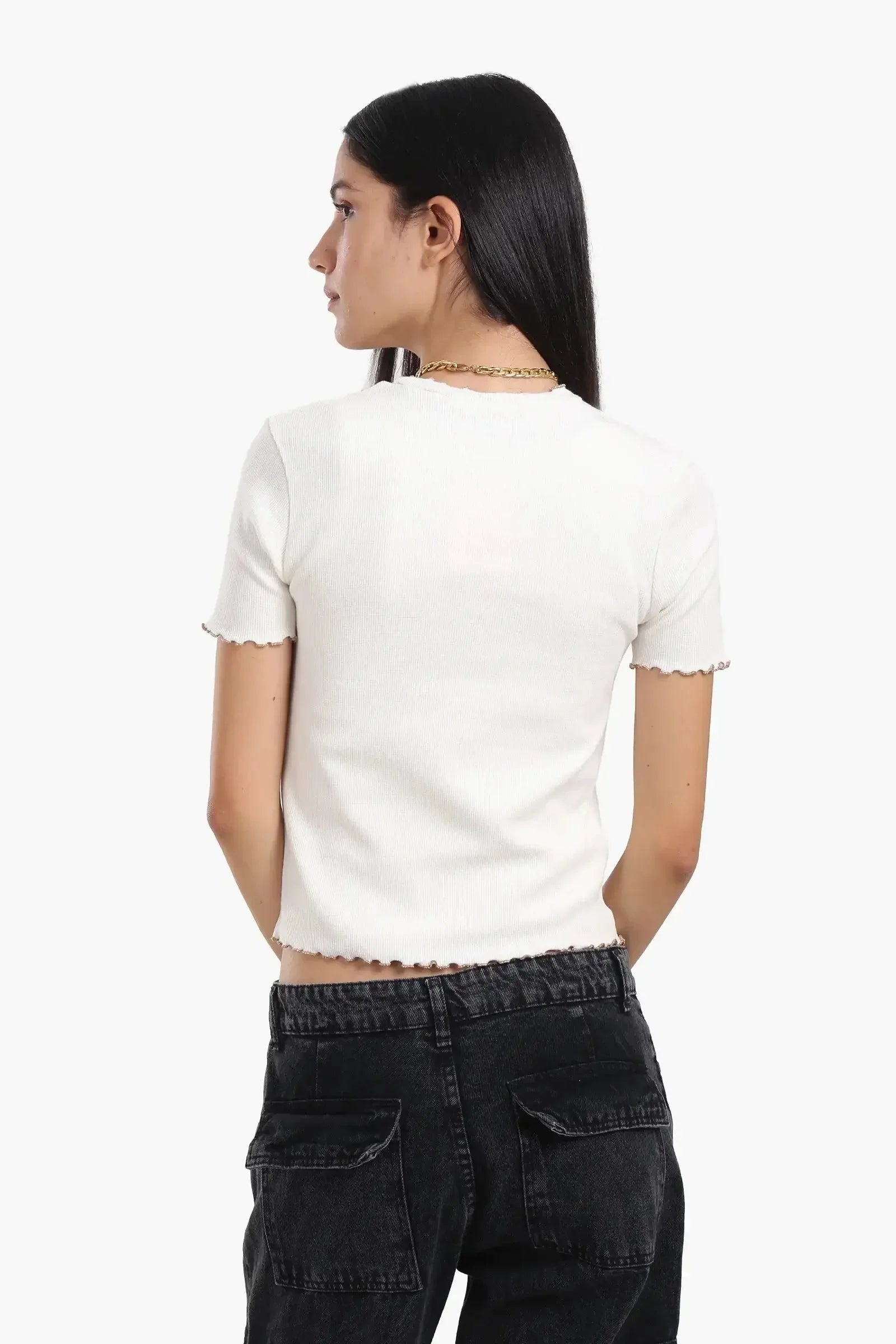 Carina - Top with Colored Edges 11