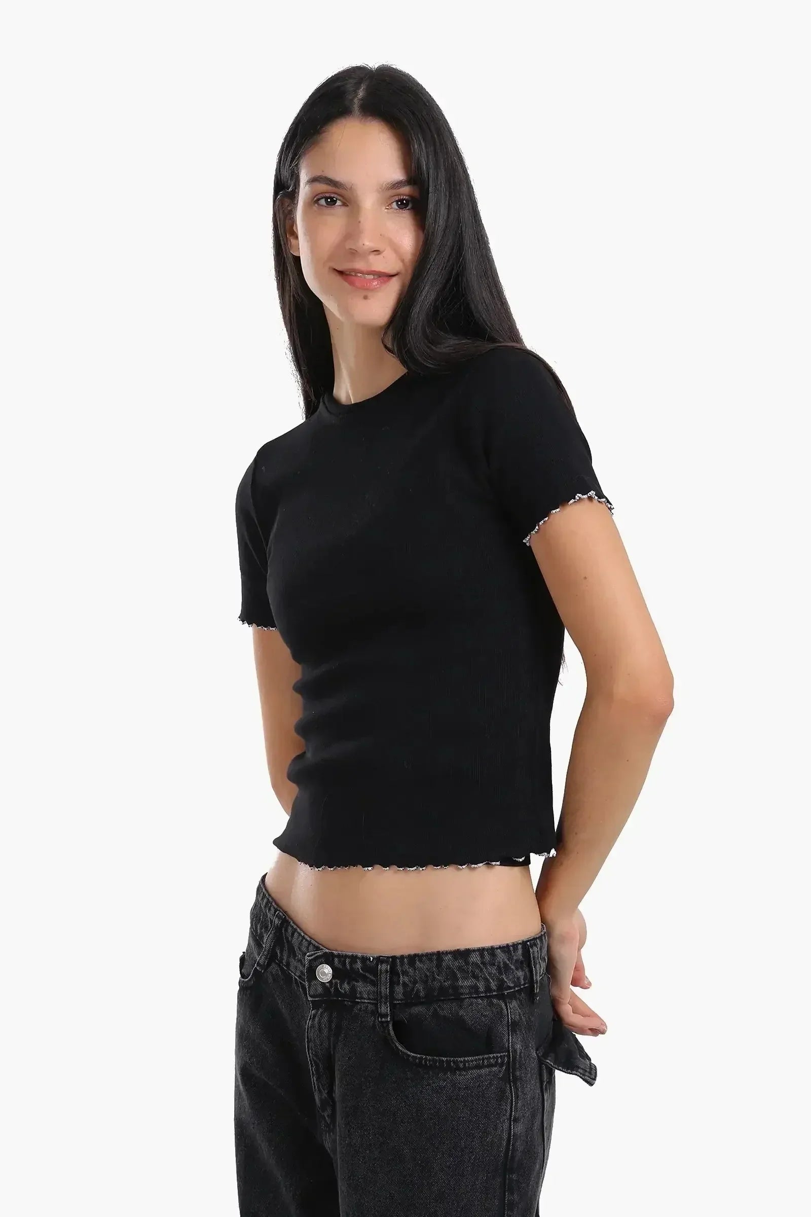 Carina - Top with Colored Edges 18