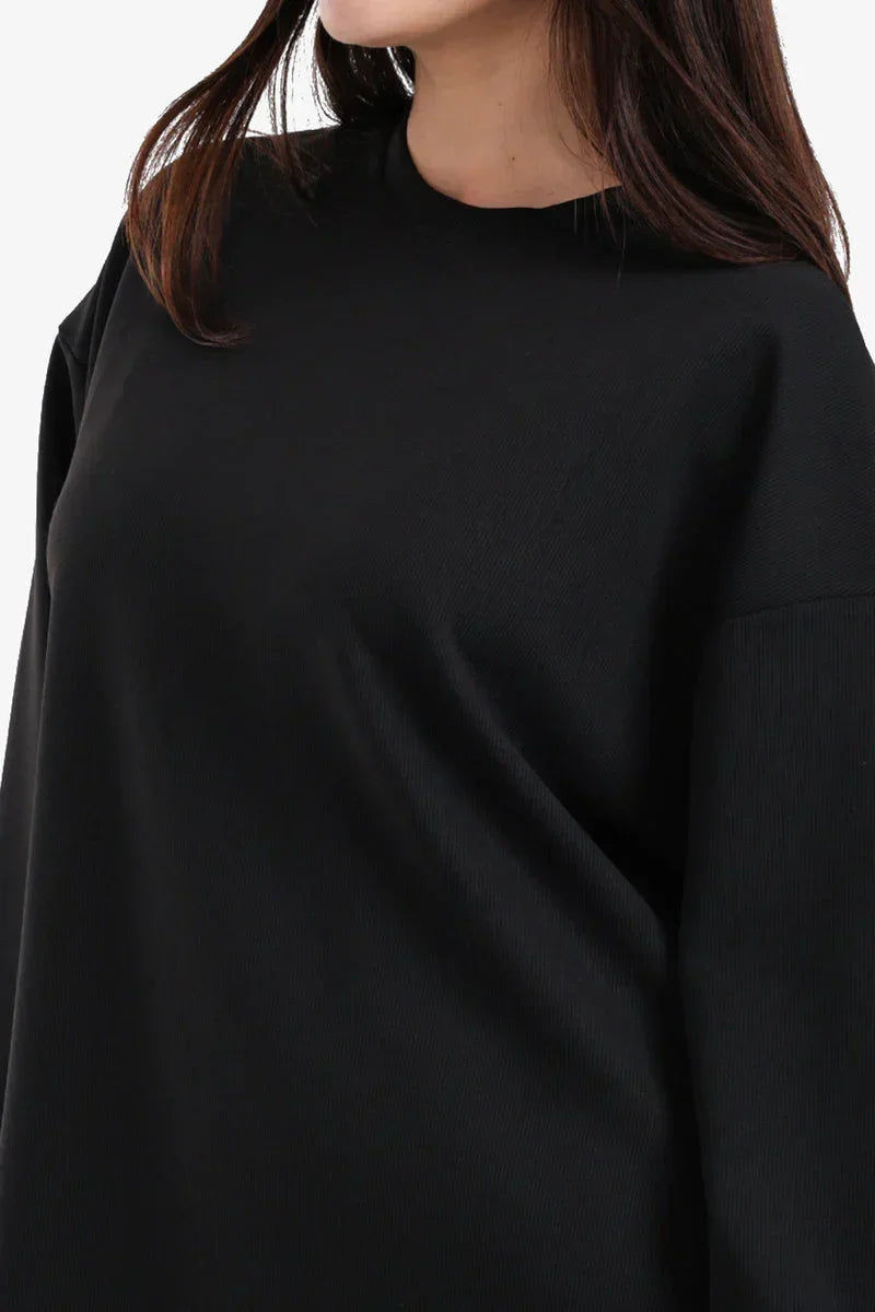 Crew Neck Wide Blouse - Carina 5