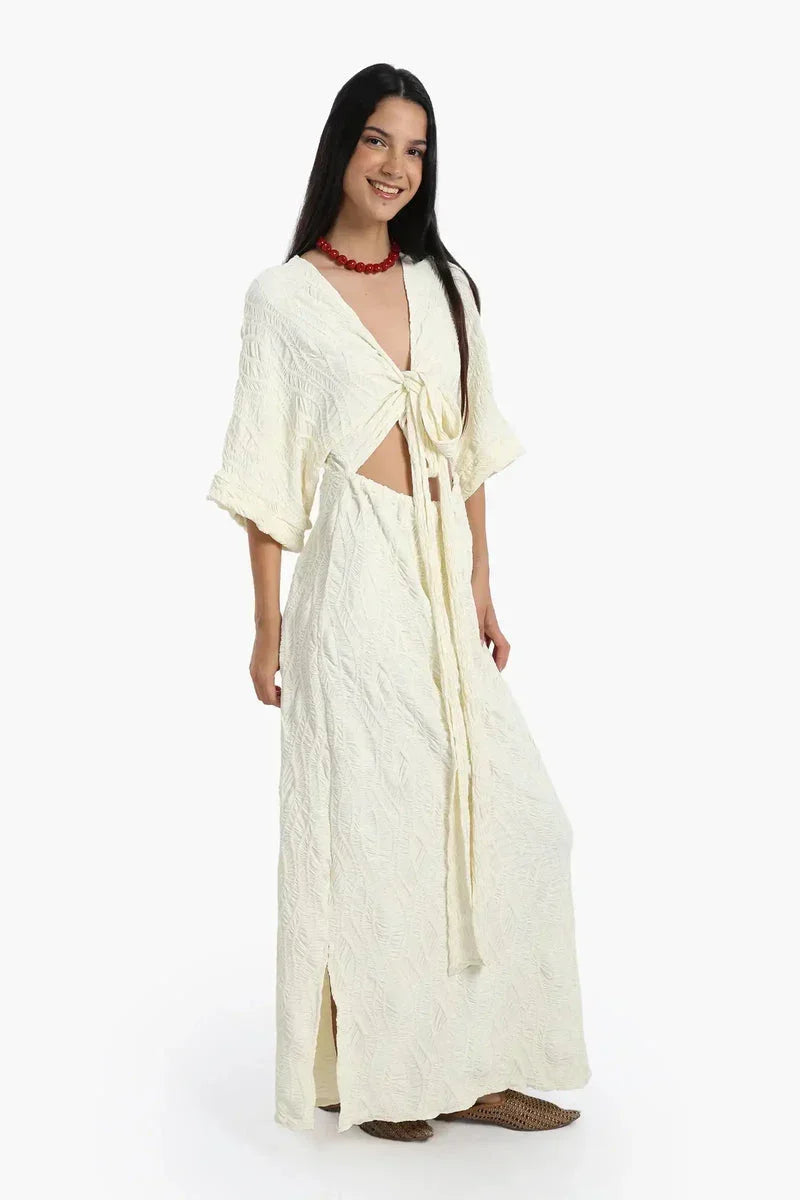 Front Cut-Out Beach Dress - Carina 10