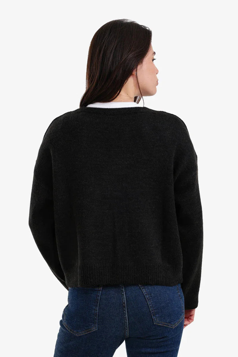 Carina - Classic Button-Down Cardigan 4