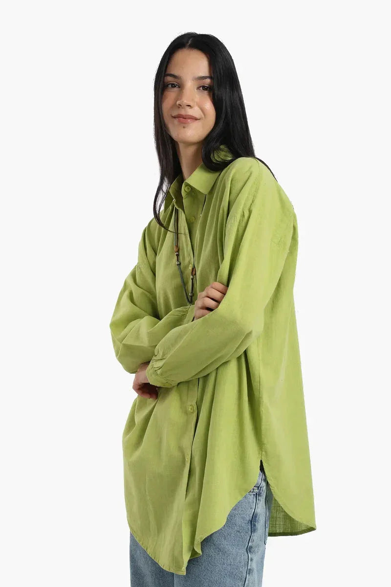 Carina - Linen Dropped Shoulder Shirt 6