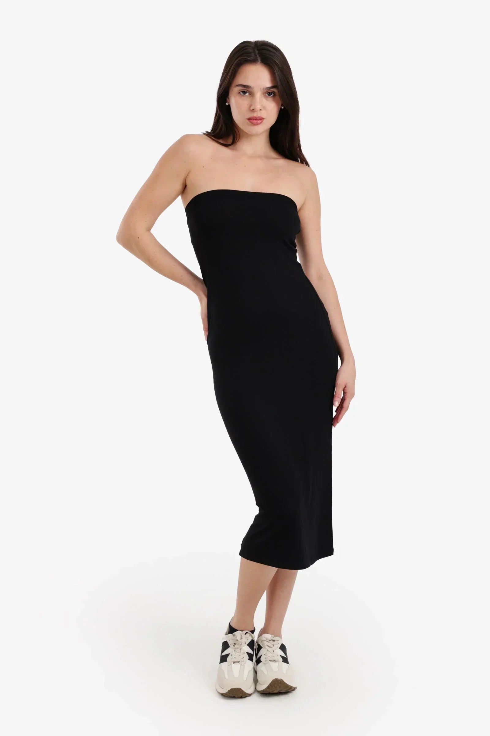 Carina - Strapless Slim Dress 1