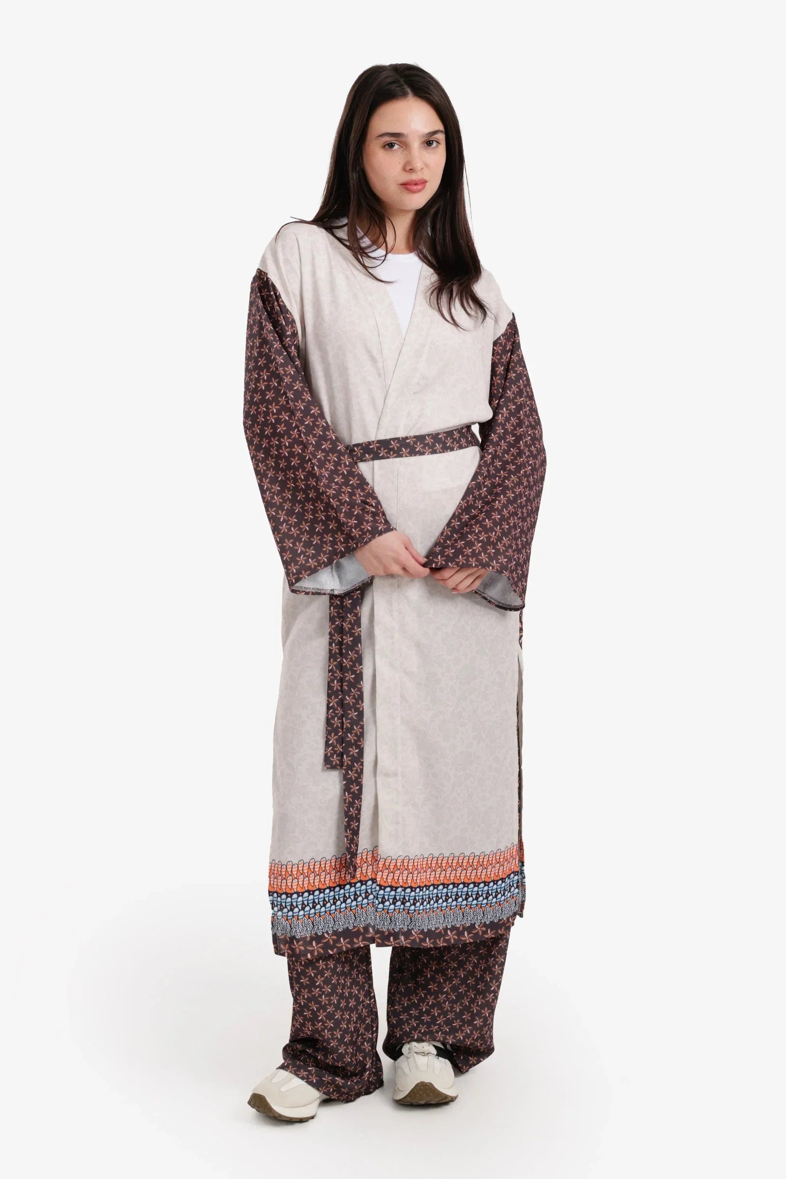 Carina - Multicolored Midi Kimono 1