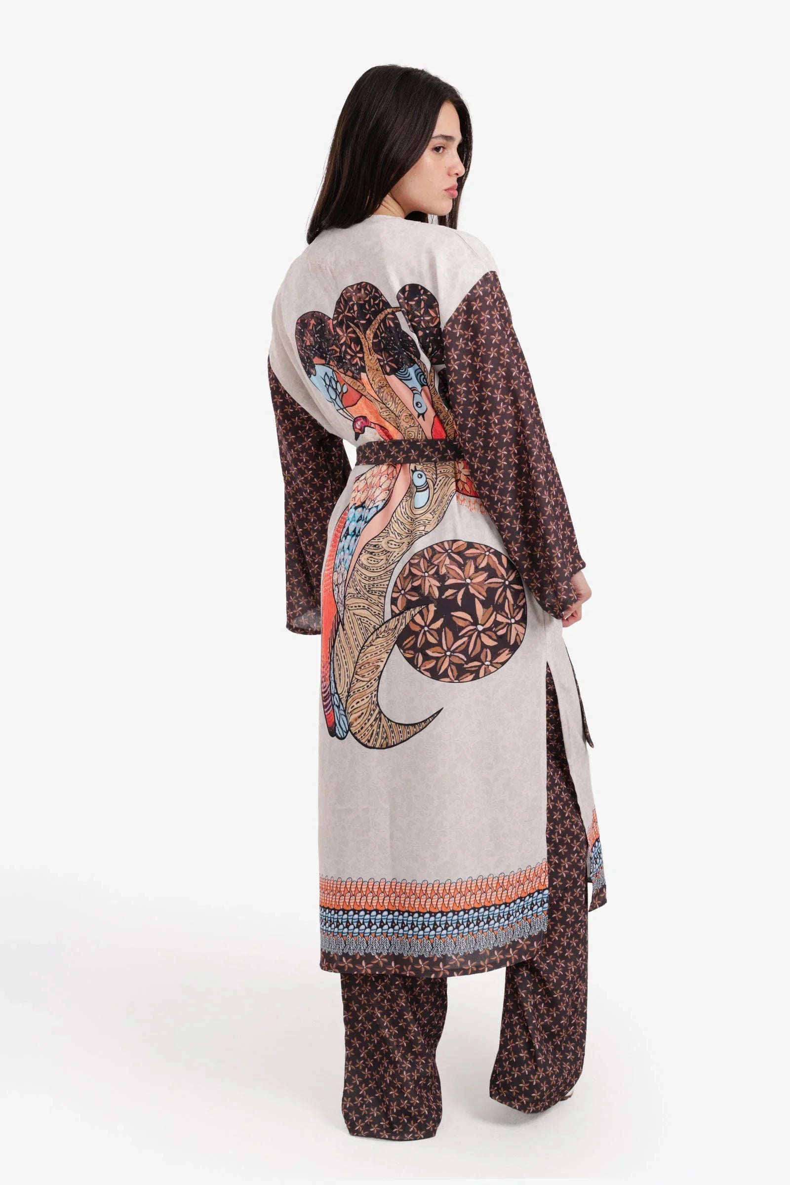 Carina - Multicolored Midi Kimono 3