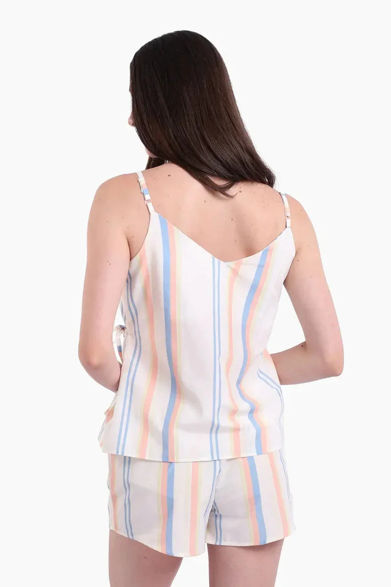 Carina - Striped Short Pyjama Set 3