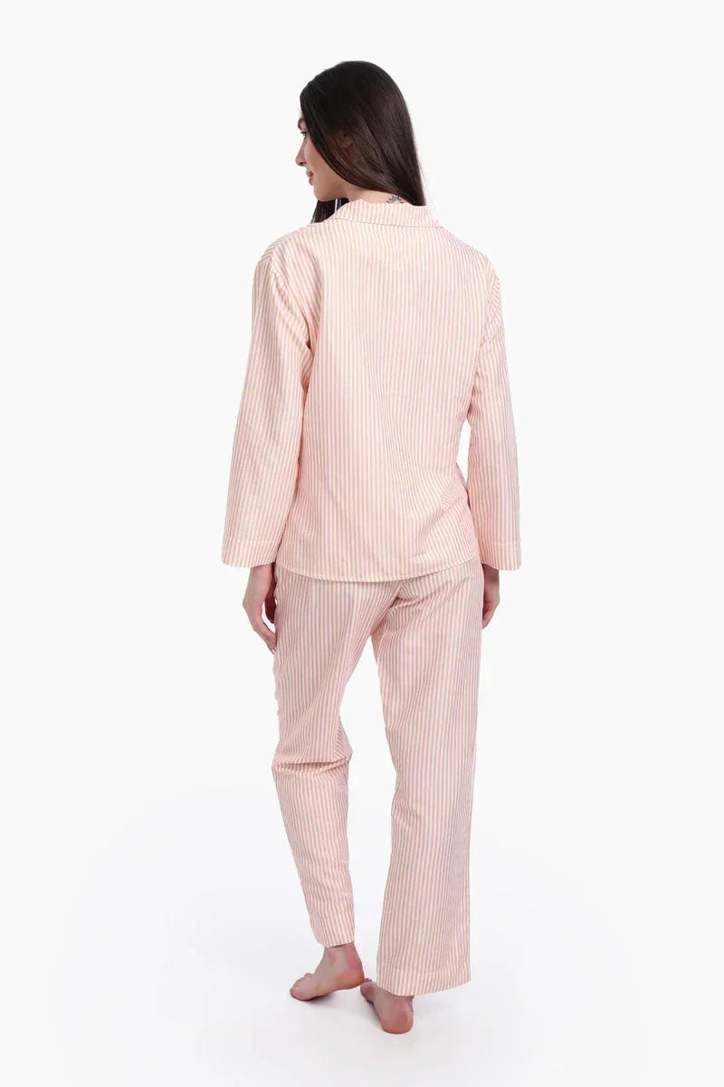 Pyjama Set with Orange Stripes - Carina 3
