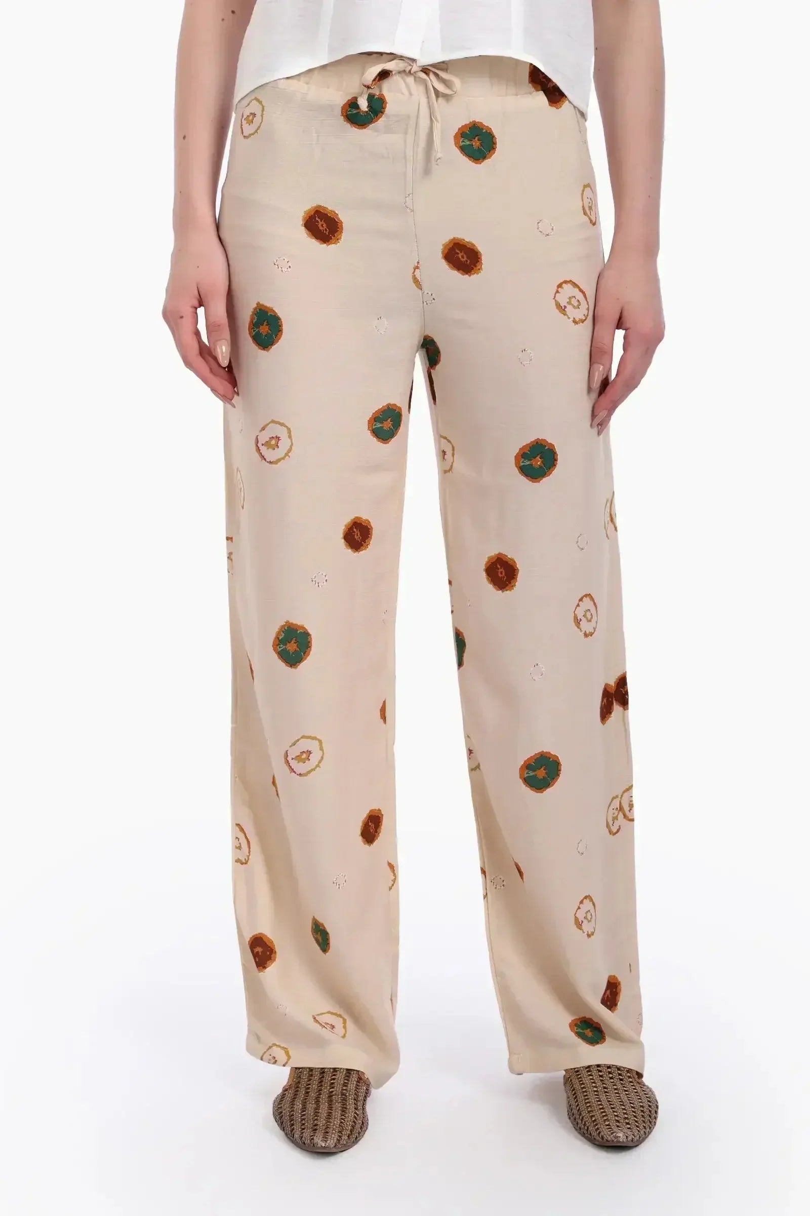Carina - High Rise Printed Pants 1