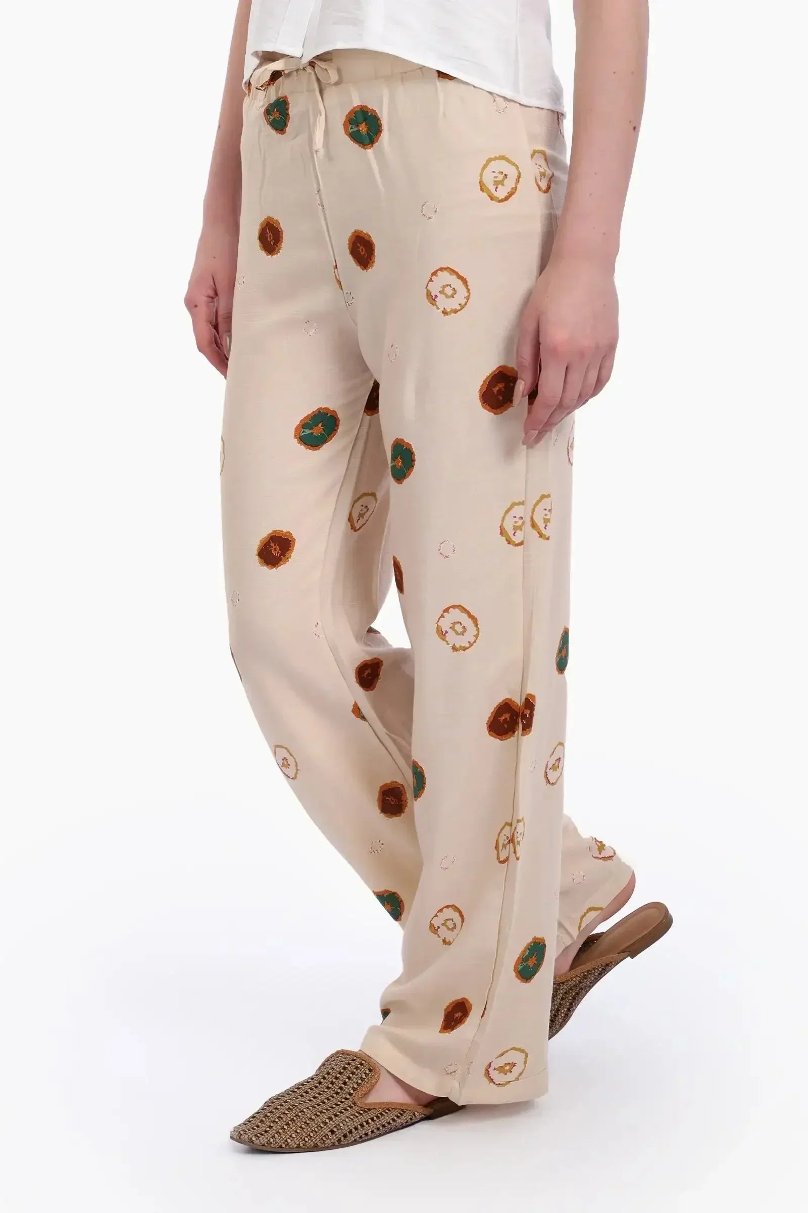 Carina - High Rise Printed Pants 4