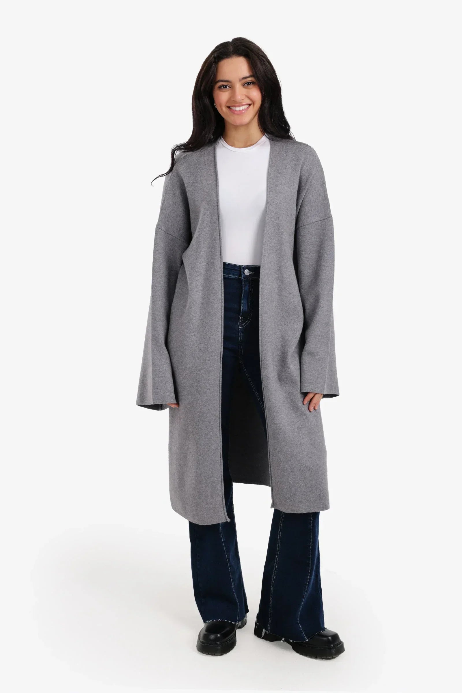 Clue - Knee Length Regular Cardigan 5