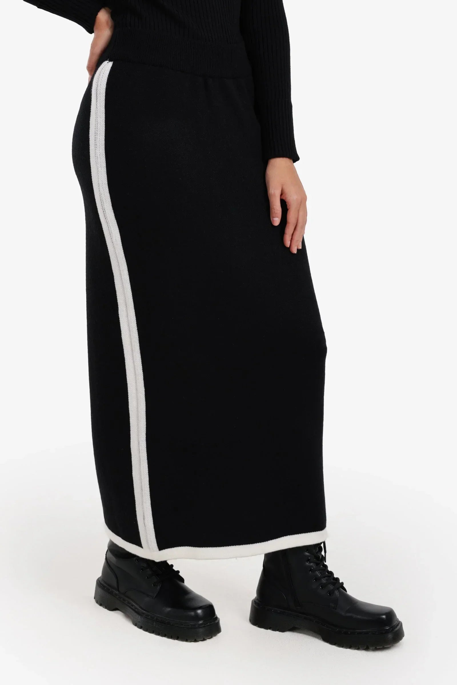 Clue - Contrast Stripe Pencil Skirt 3