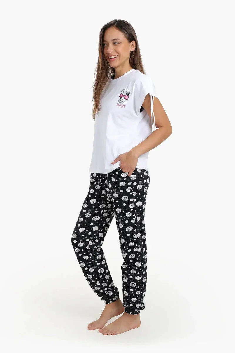 Carina - Pyjama Set with Carrot Leg Pants 2