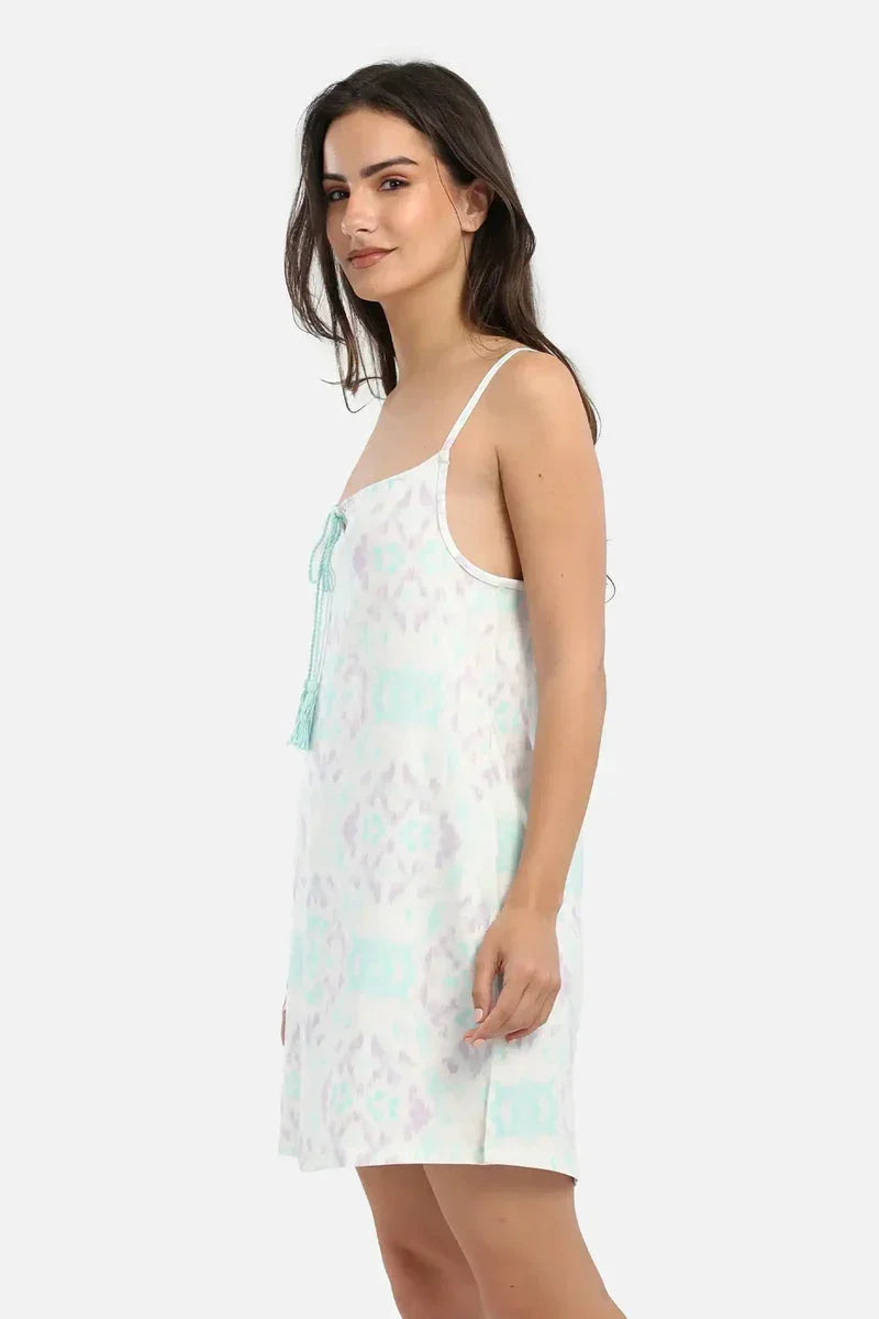 Sleeveless Cotton Nightgown - Carina 3