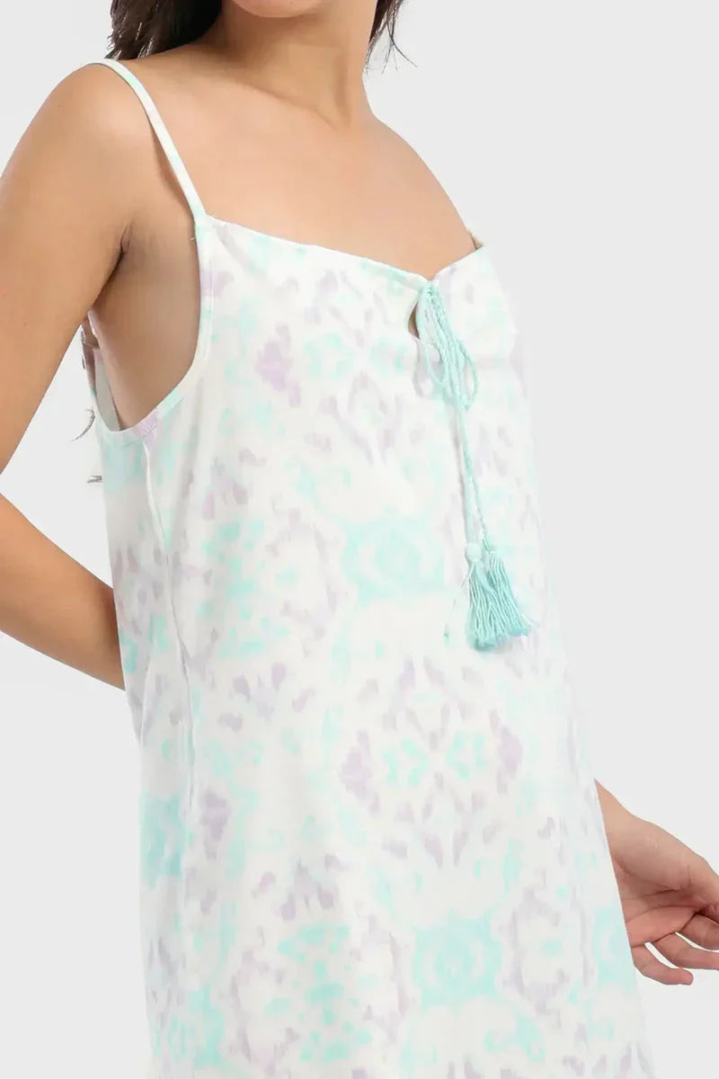 Sleeveless Cotton Nightgown - Carina 4