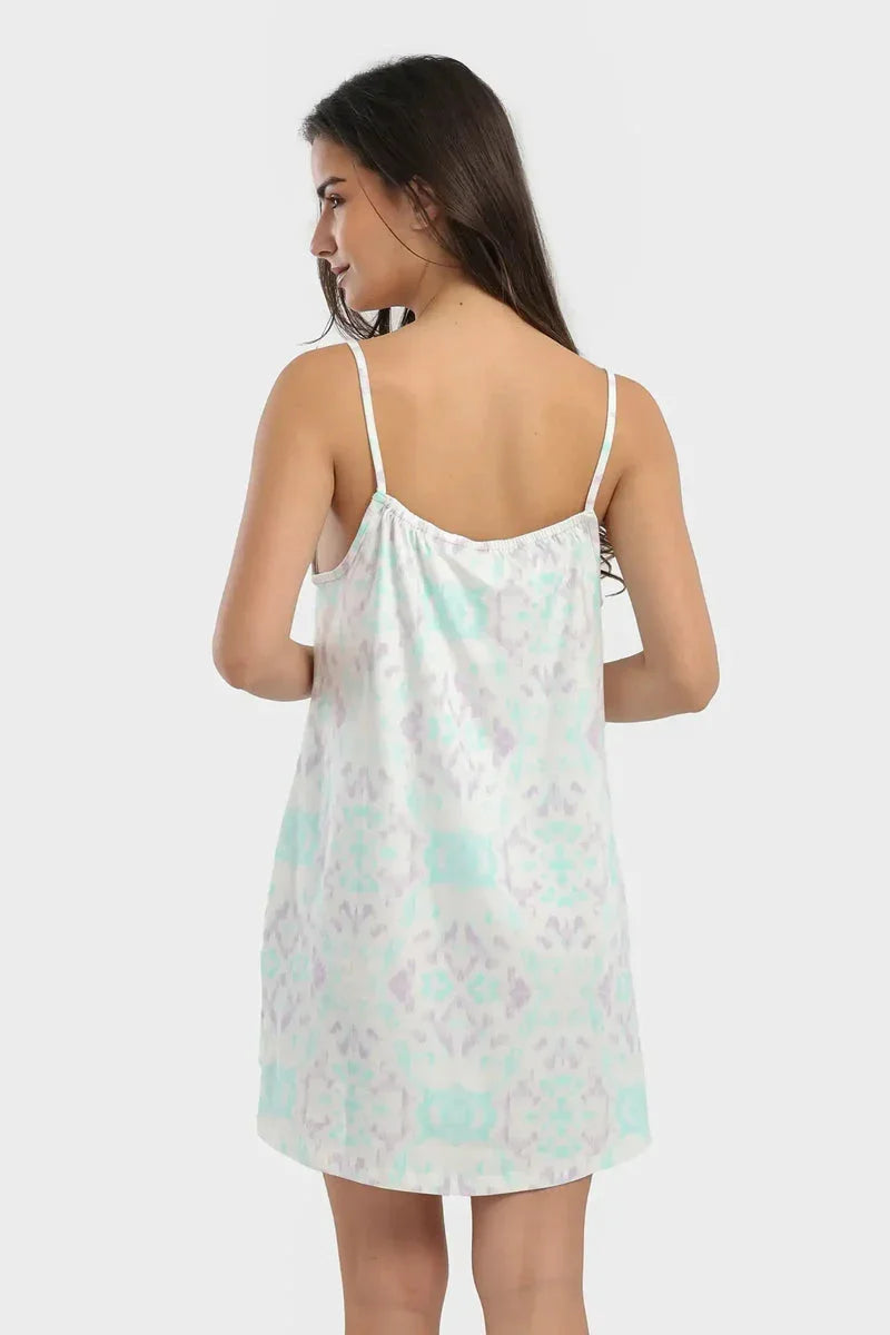 Carina - Sleeveless Cotton Nightgown 2