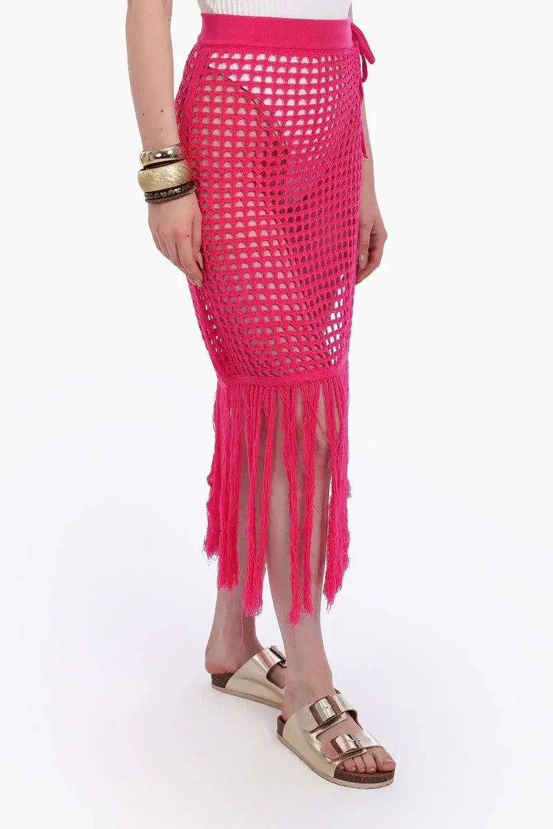 Crochet Skirt Beach Cover-Up - Carina 9