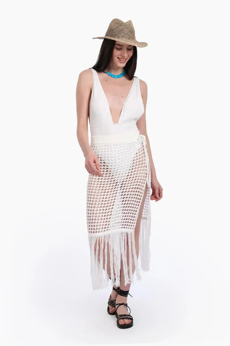 Crochet Skirt Beach Cover-Up - Carina 11