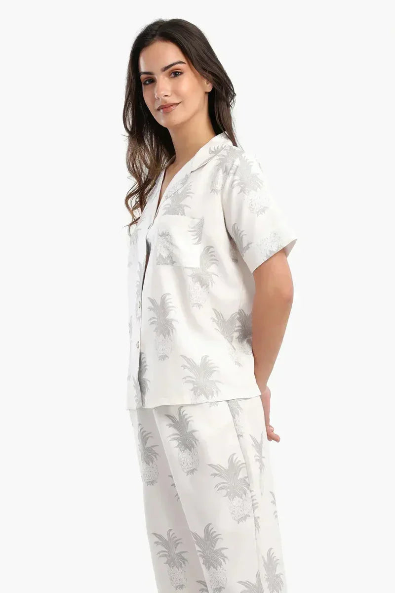 Pineapple Printed Pyjama Set - Carina 5